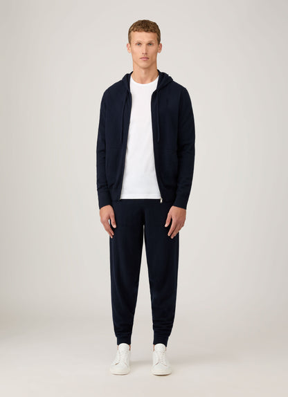 Mens Cashmere Lounge Pant In Navy Mtrs8301 Buaa