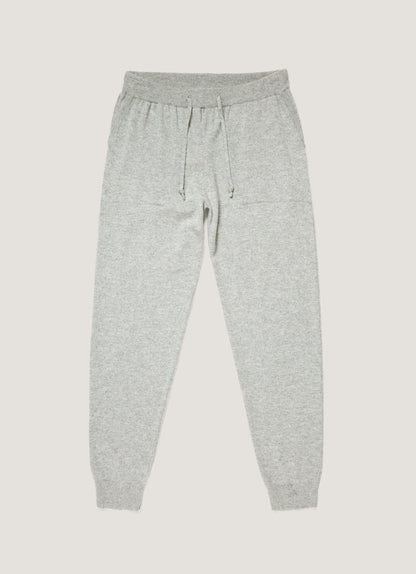 Men's Cashmere Lounge Pant in Grey Melange