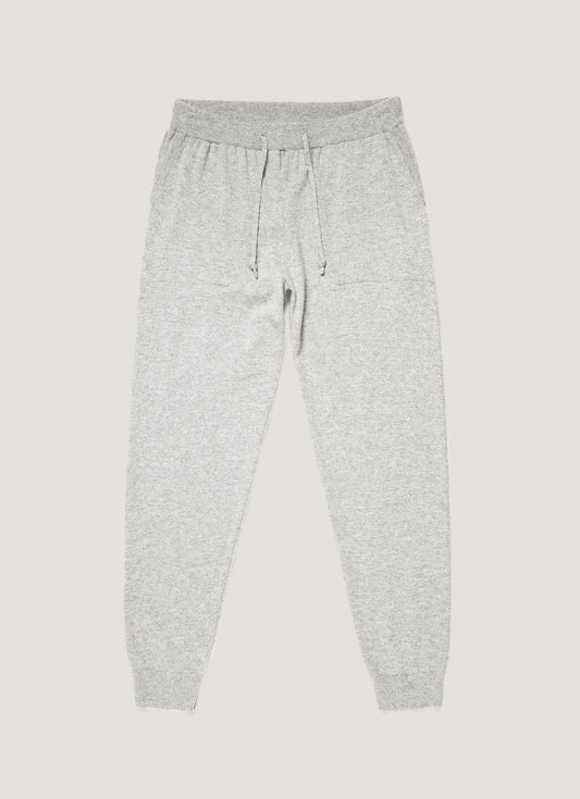 Men's Cashmere Lounge Pant in Grey Melange