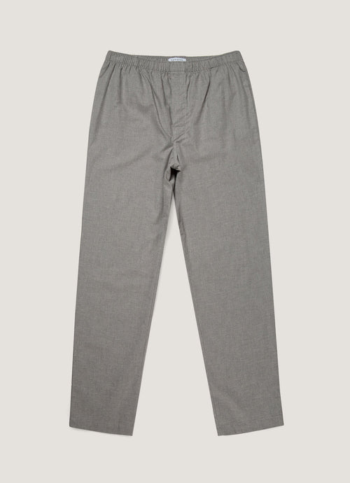 Men S Pyjama Trouser In Mid Grey Melange