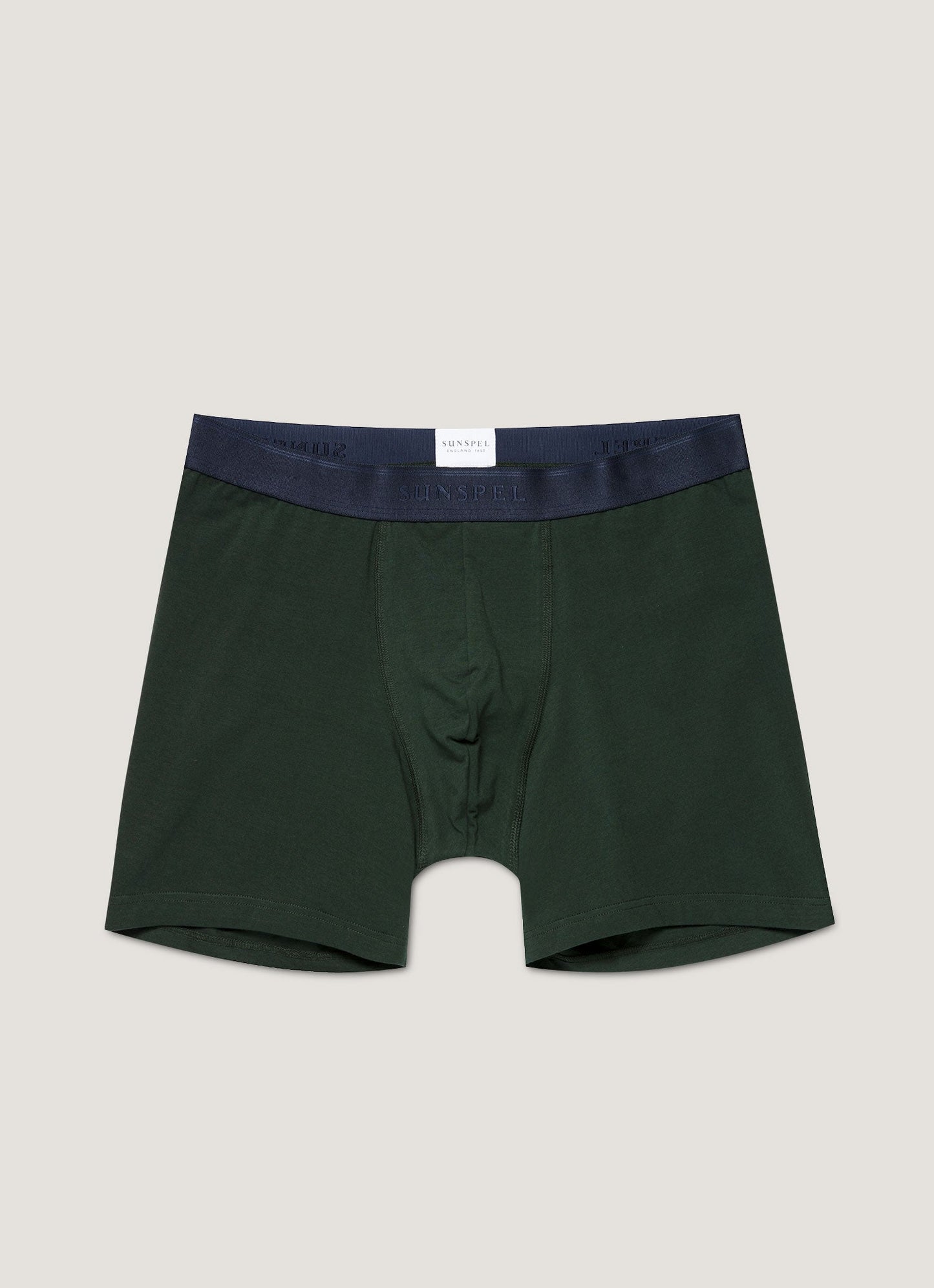 Mens Cotton Stretch Boxer Briefs In Seaweed Mtru4614 Gnfq