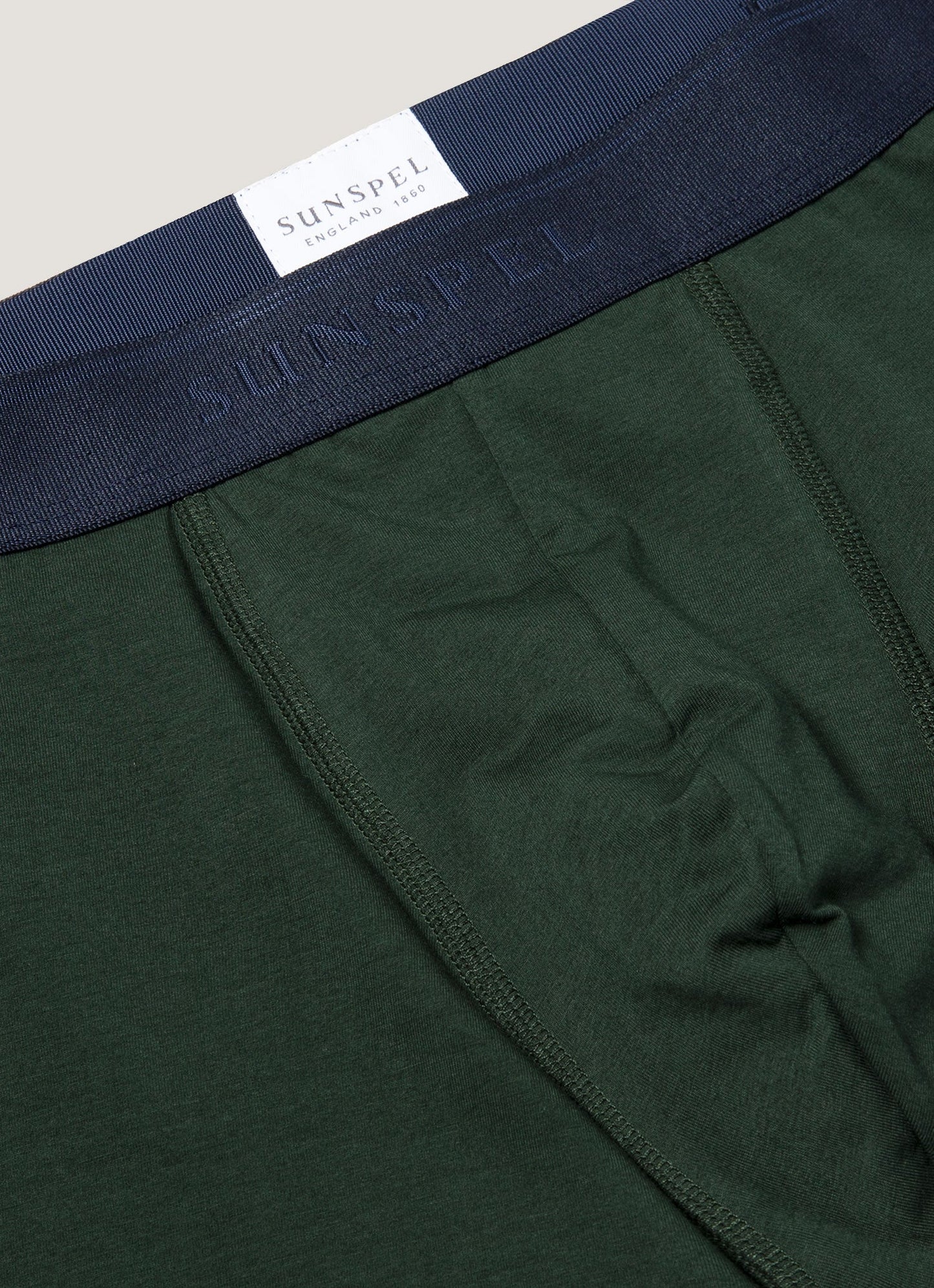 Mens Cotton Stretch Boxer Briefs In Seaweed Mtru4614 Gnfq