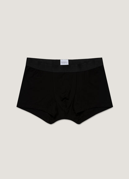 Mens Tencel Trunks In Black Mtru4621 Bkaa