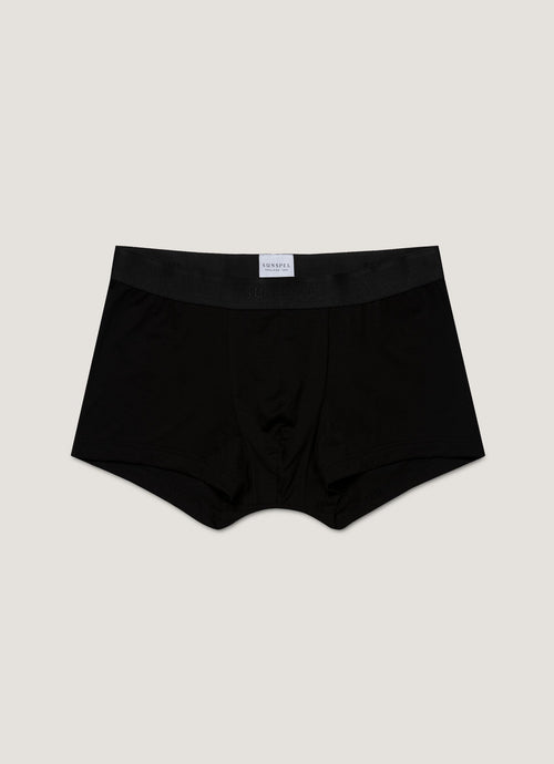 Mens Tencel Trunks In Black Mtru4621 Bkaa