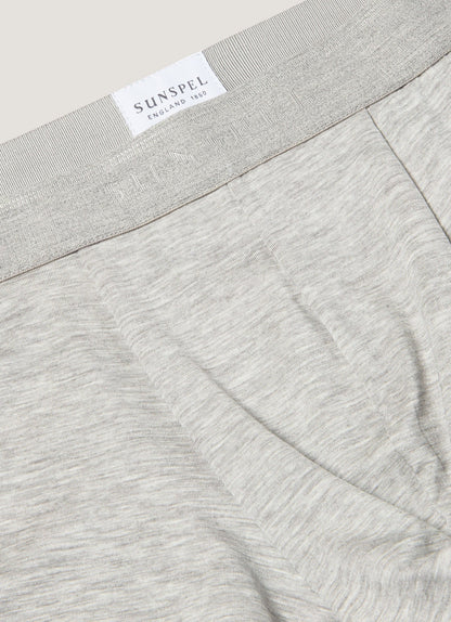 Mens Tencel Trunks In Grey Melange Mtru4621 Gyaa