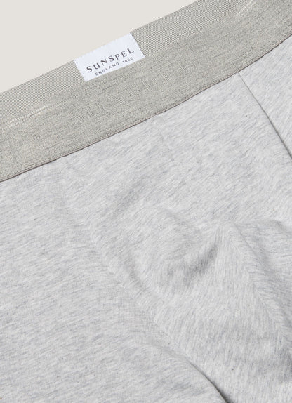 Mens Multipack Stretch Cotton Trunks In Grey Melange Packm46 Gyaa