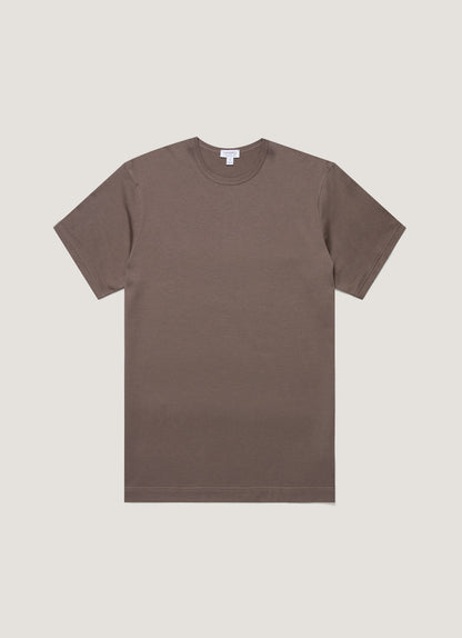 Mens Classic Tshirt In Walnut Mtsh0001 Brge