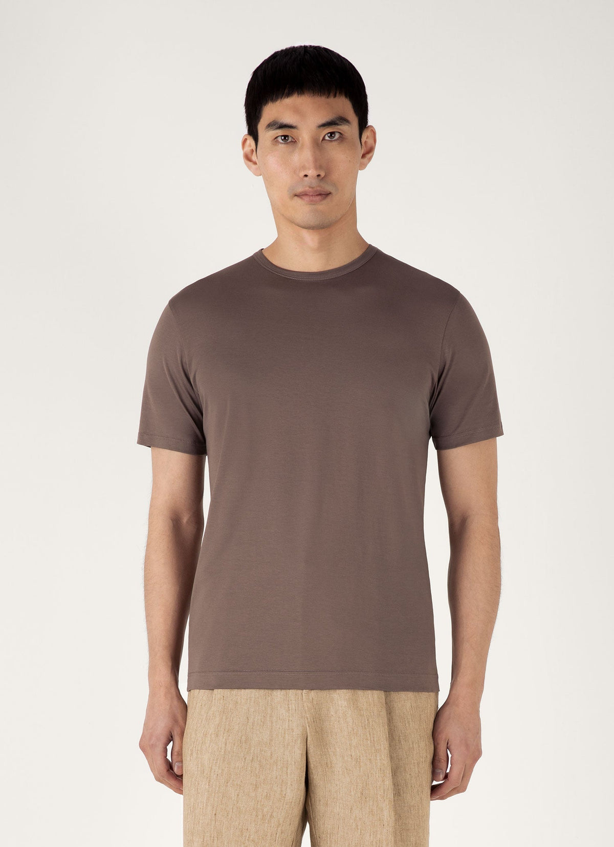 Mens Classic Tshirt In Walnut Mtsh0001 Brge