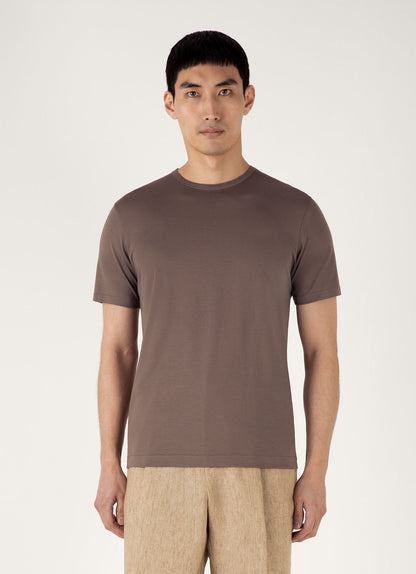Mens Classic Tshirt In Walnut Mtsh0001 Brge