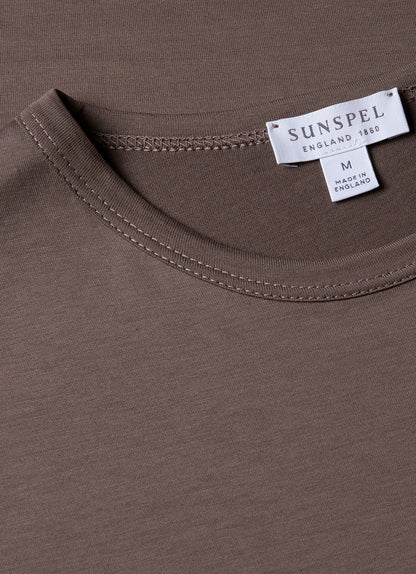 Mens Classic Tshirt In Walnut Mtsh0001 Brge