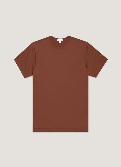 Mens Classic Tshirt In Conker Brown Mtsh0001 Brgl