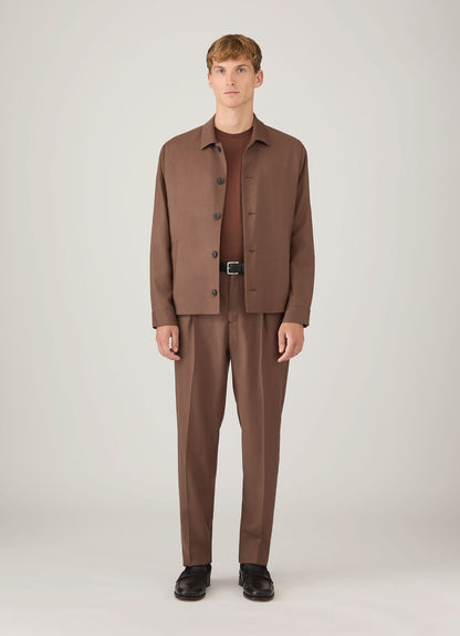Mens Classic Tshirt In Conker Brown Mtsh0001 Brgl