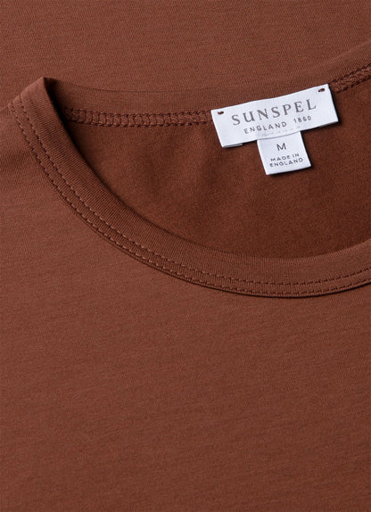 Mens Classic Tshirt In Conker Brown Mtsh0001 Brgl