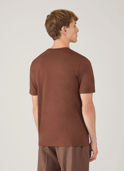 Mens Classic Tshirt In Conker Brown Mtsh0001 Brgl