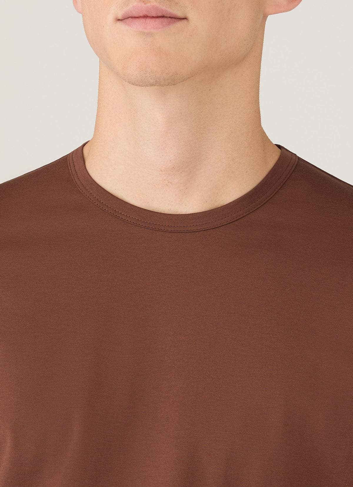 Mens Classic Tshirt In Conker Brown Mtsh0001 Brgl