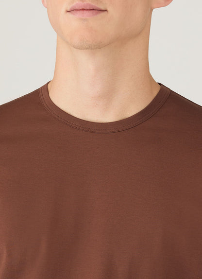 Mens Classic Tshirt In Conker Brown Mtsh0001 Brgl