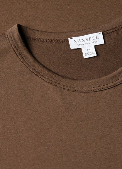 Mens Classic Tshirt In Dark Walnut Mtsh0001 Brgw