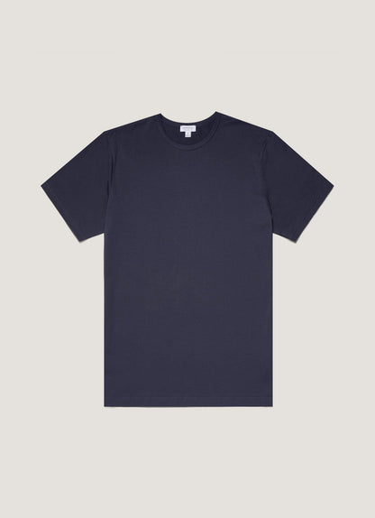 Short Sleeve Crew Neck T Shirt Navy