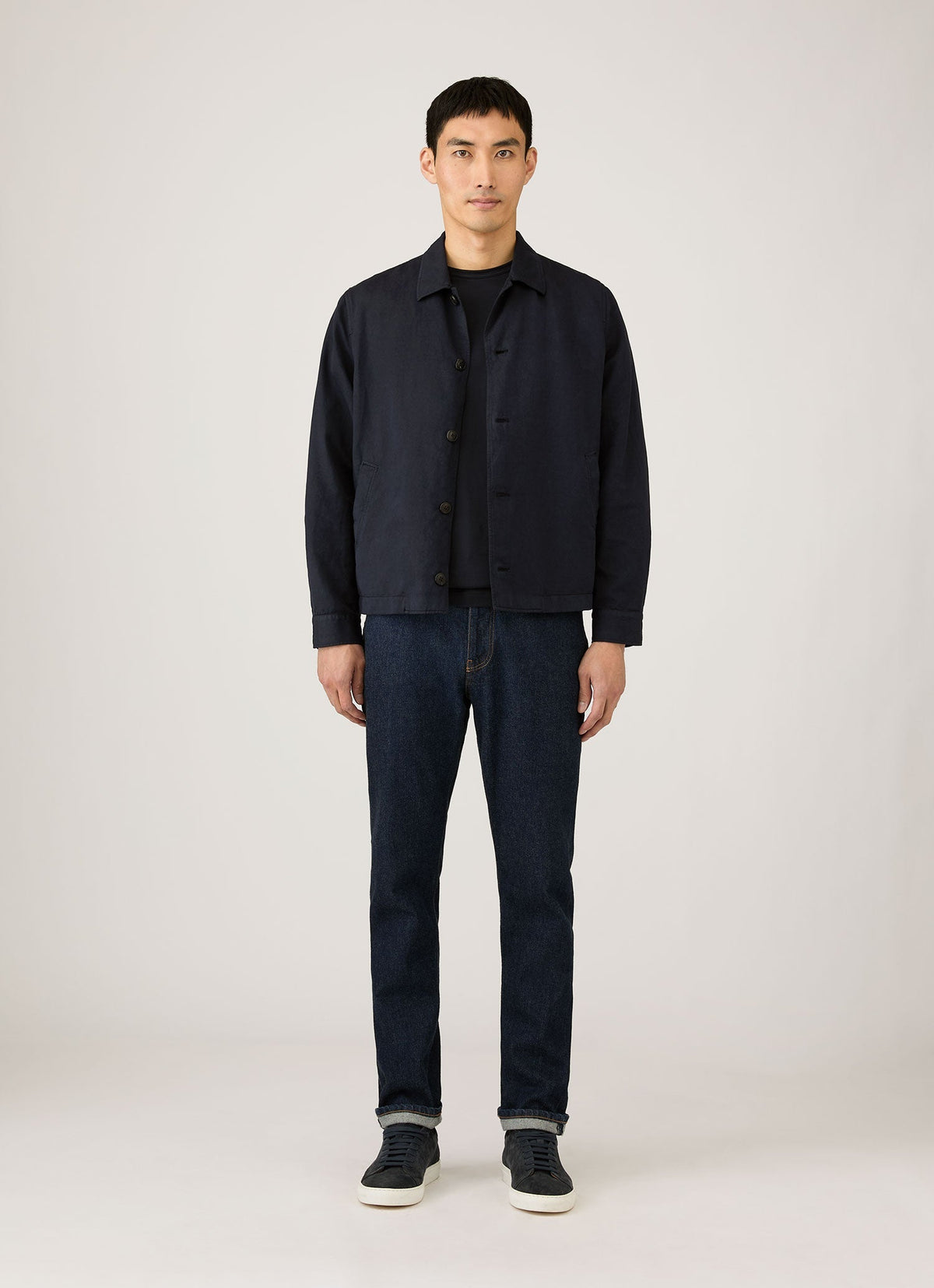 Mens Classic Tshirt In Midnight Navy Mtsh0001 Buvn