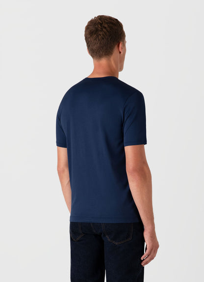 Mens Classic Tshirt In Ink Blue Mtsh0001 Buvo