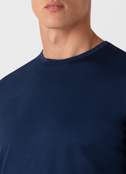 Mens Classic Tshirt In Ink Blue Mtsh0001 Buvo