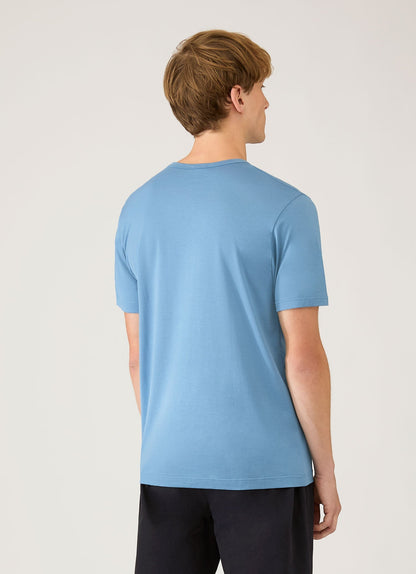 Mens Classic Tshirt In Airforce Blue Mtsh0001 Buws