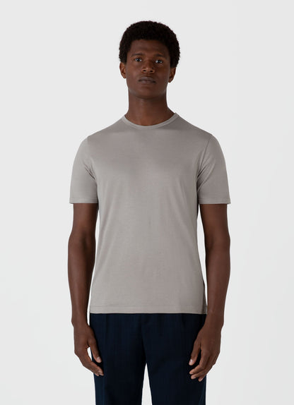 Mens Classic Tshirt In Pewter Mtsh0001 Gyey
