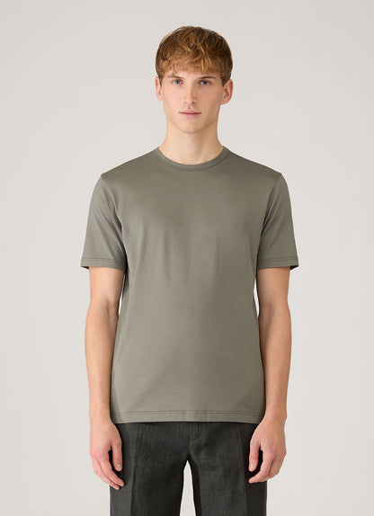 Mens Classic Tshirt In Fossil Grey Mtsh0001 Gyfj