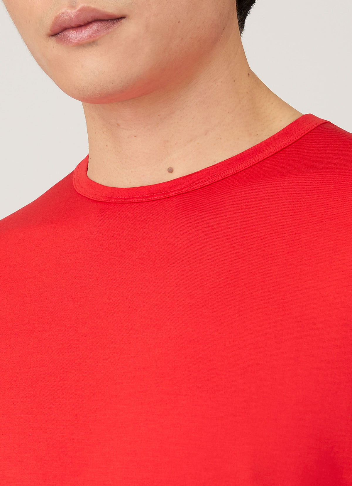 Mens Classic Tshirt In Bright Red Mtsh0001 Rdem
