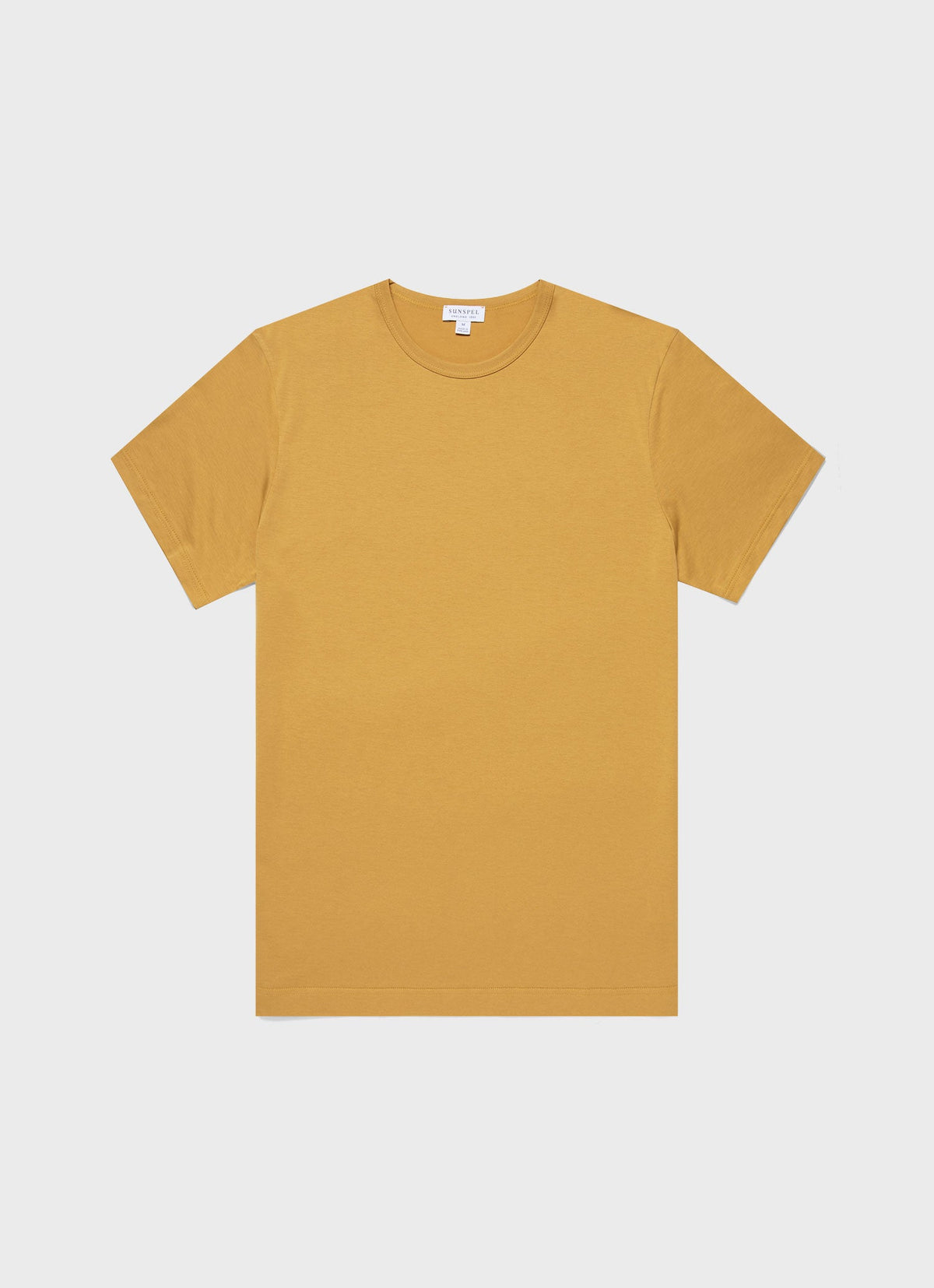 Mens Classic Tshirt In Mustard Mtsh0001 Ylbe