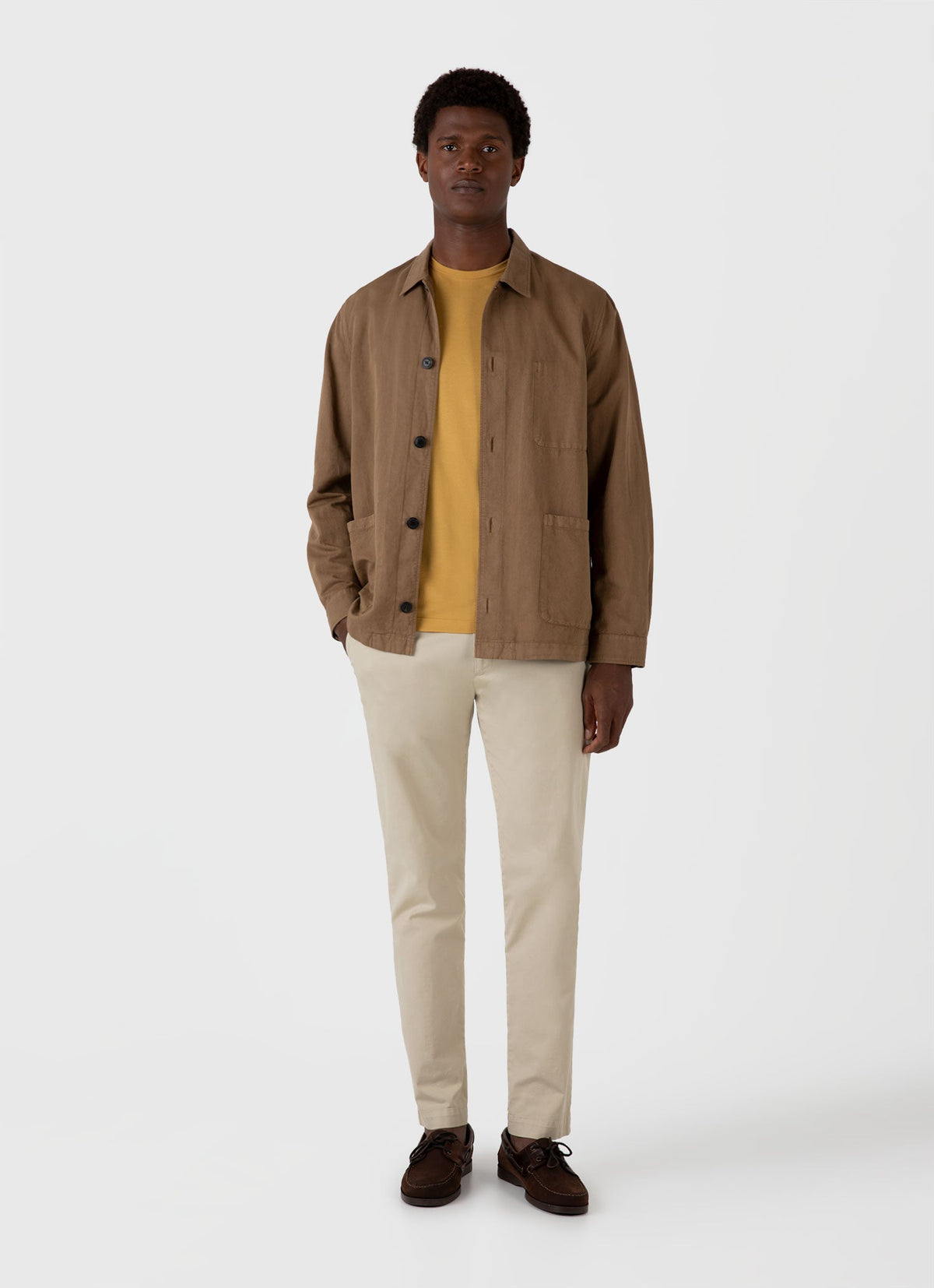 Mens Classic Tshirt In Mustard Mtsh0001 Ylbe