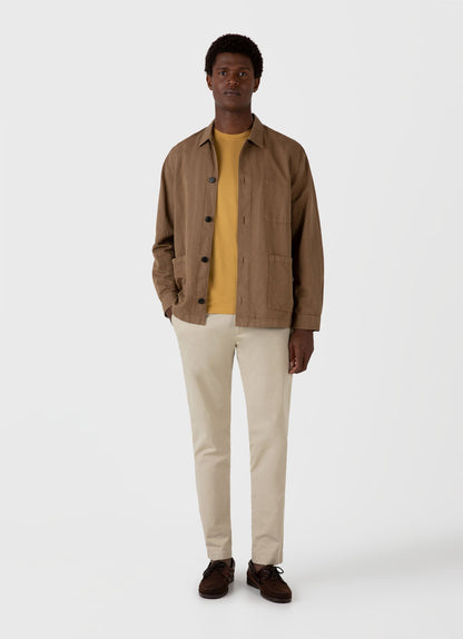 Mens Classic Tshirt In Mustard Mtsh0001 Ylbe