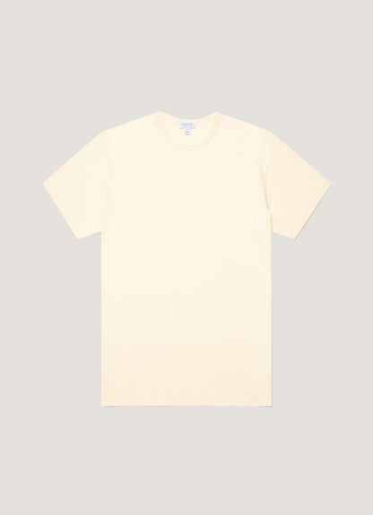 Mens Classic Tshirt In Buttermilk Mtsh0001 Ylbg