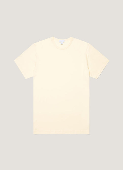 Mens Classic Tshirt In Buttermilk Mtsh0001 Ylbg