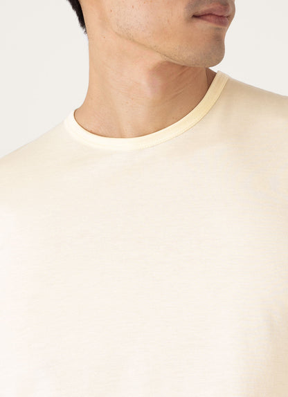 Mens Classic Tshirt In Buttermilk Mtsh0001 Ylbg