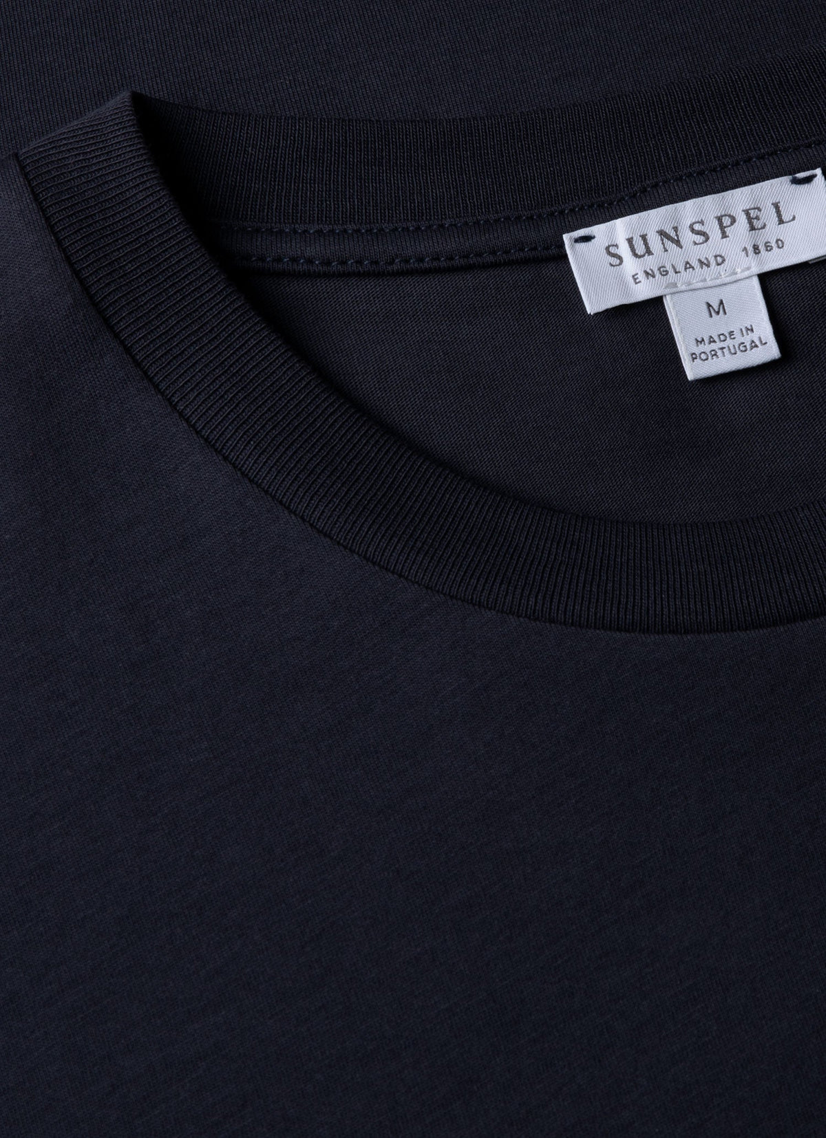 Mens Riviera Midweight Tshirt In Midnight Navy Mtsh0007R Buvn