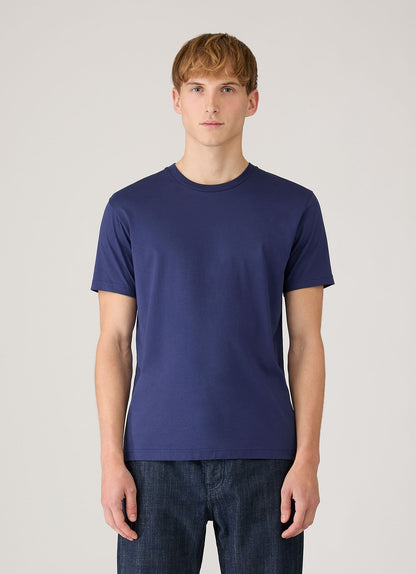 Mens Riviera Midweight Tshirt In Ink Blue Mtsh0007R Buwx