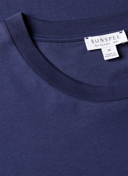 Mens Riviera Midweight Tshirt In Ink Blue Mtsh0007R Buwx
