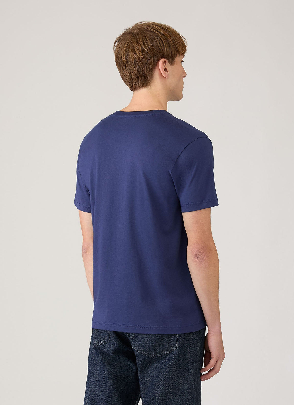 Mens Riviera Midweight Tshirt In Ink Blue Mtsh0007R Buwx