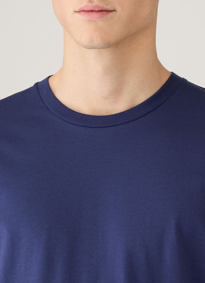 Mens Riviera Midweight Tshirt In Ink Blue Mtsh0007R Buwx