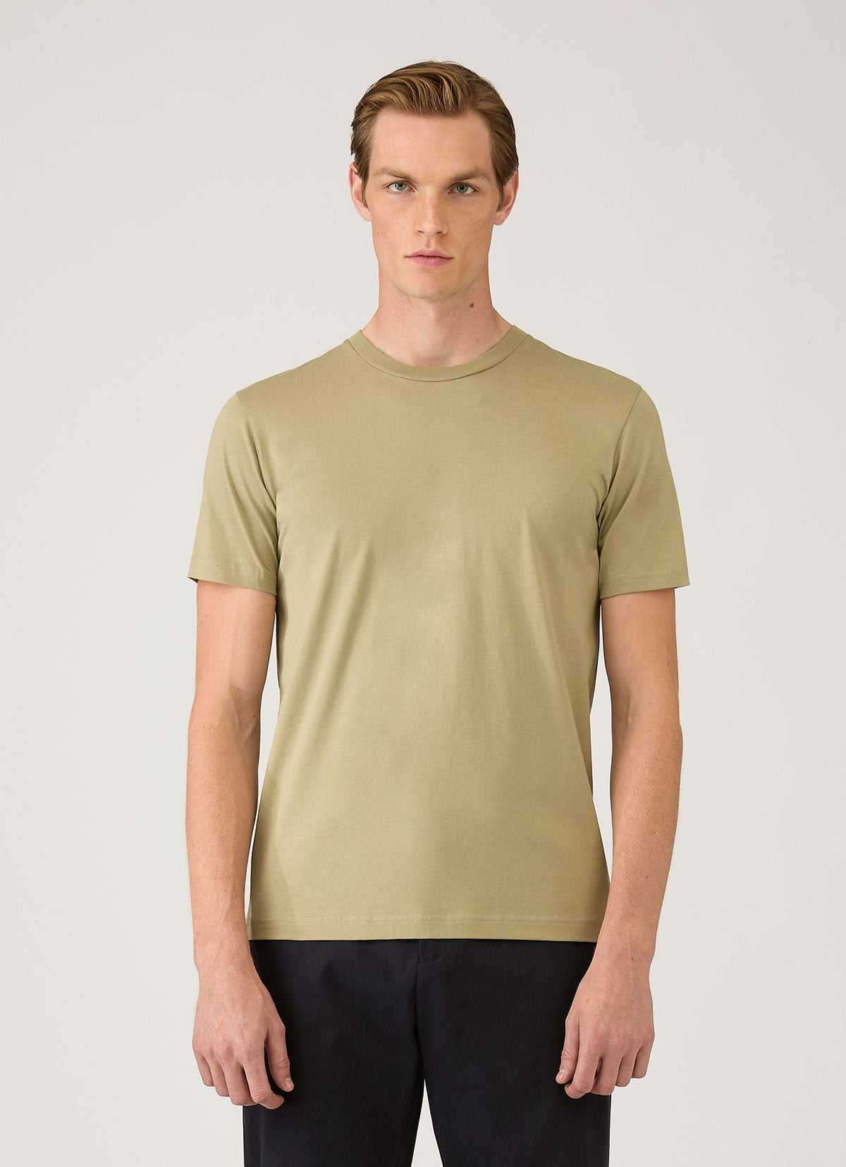 Mens Riviera Midweight Tshirt In Pistachio Mtsh0007R Gnix
