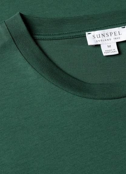 Mens Riviera Midweight Tshirt In Forest Mtsh0007R Gnjd