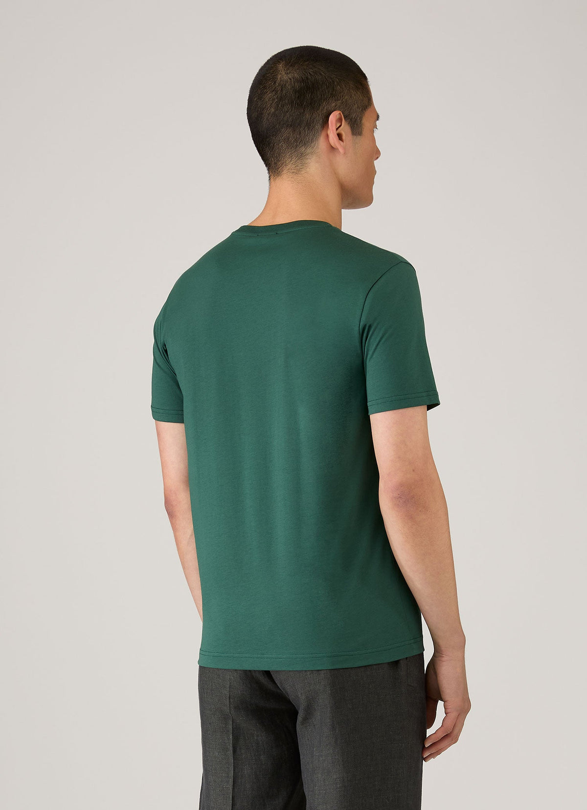 Mens Riviera Midweight Tshirt In Forest Mtsh0007R Gnjd