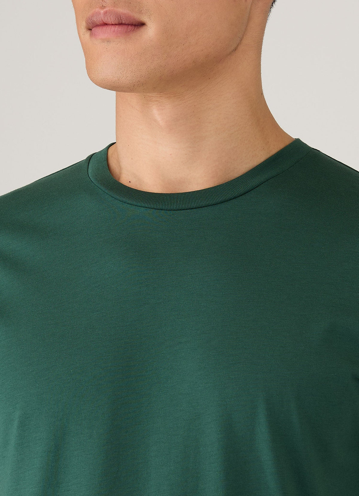 Mens Riviera Midweight Tshirt In Forest Mtsh0007R Gnjd