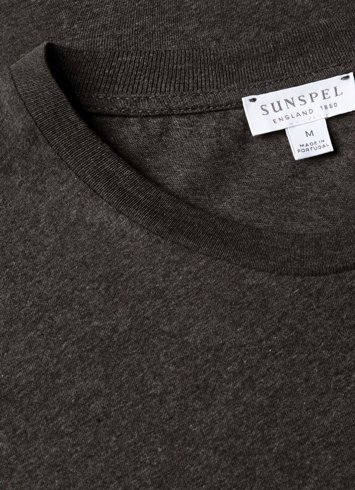 Mens Riviera Midweight Tshirt In Charcoal Melange Mtsh0007R Gyad