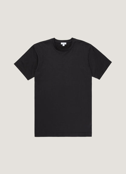 Mens Riviera Crew Neck T Shirt Black