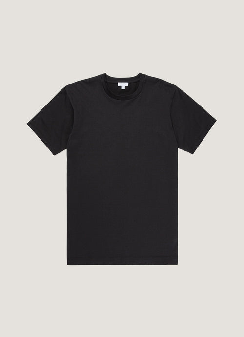 Mens Riviera Crew Neck T Shirt Black