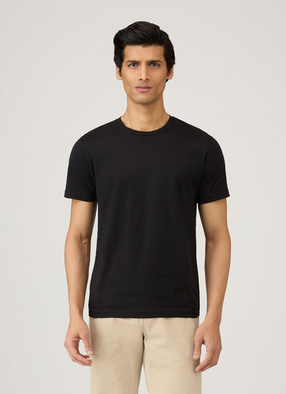 Mens Riviera Crew Neck T Shirt Black