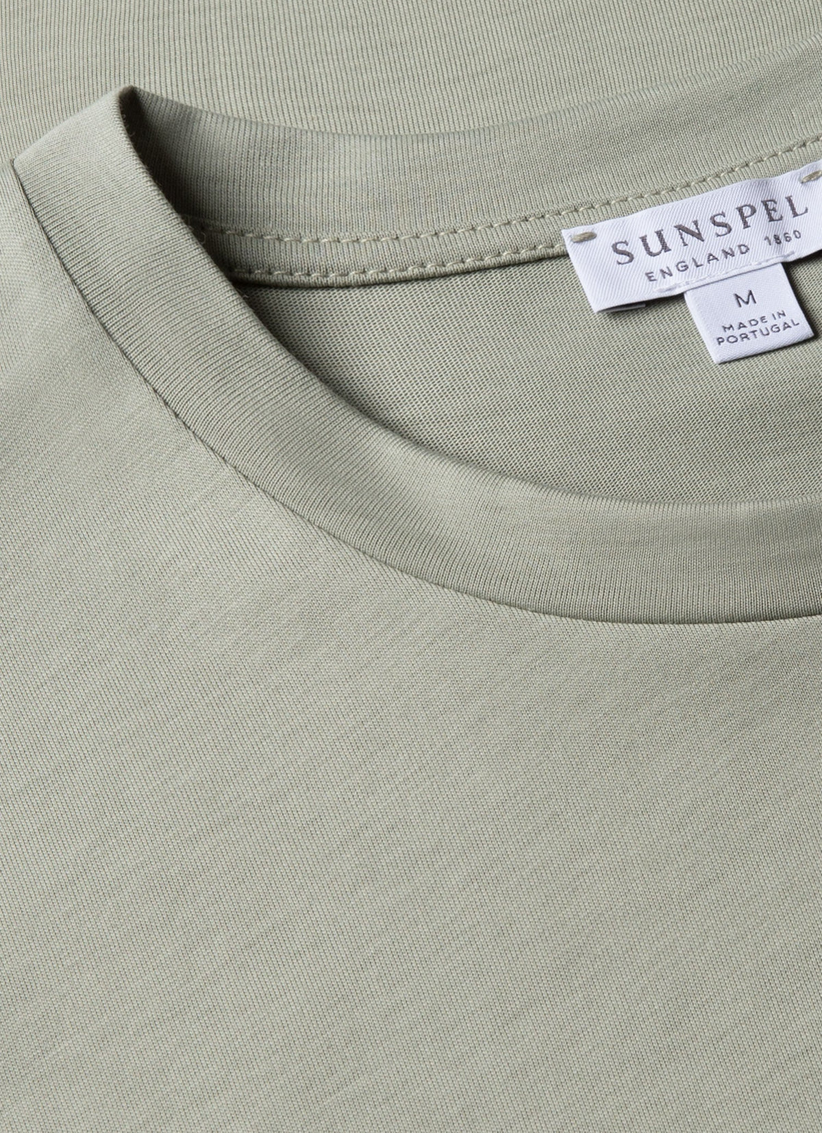 Mens Riviera Midweight Tshirt In Pastel Green Mtsh0007S Gnii