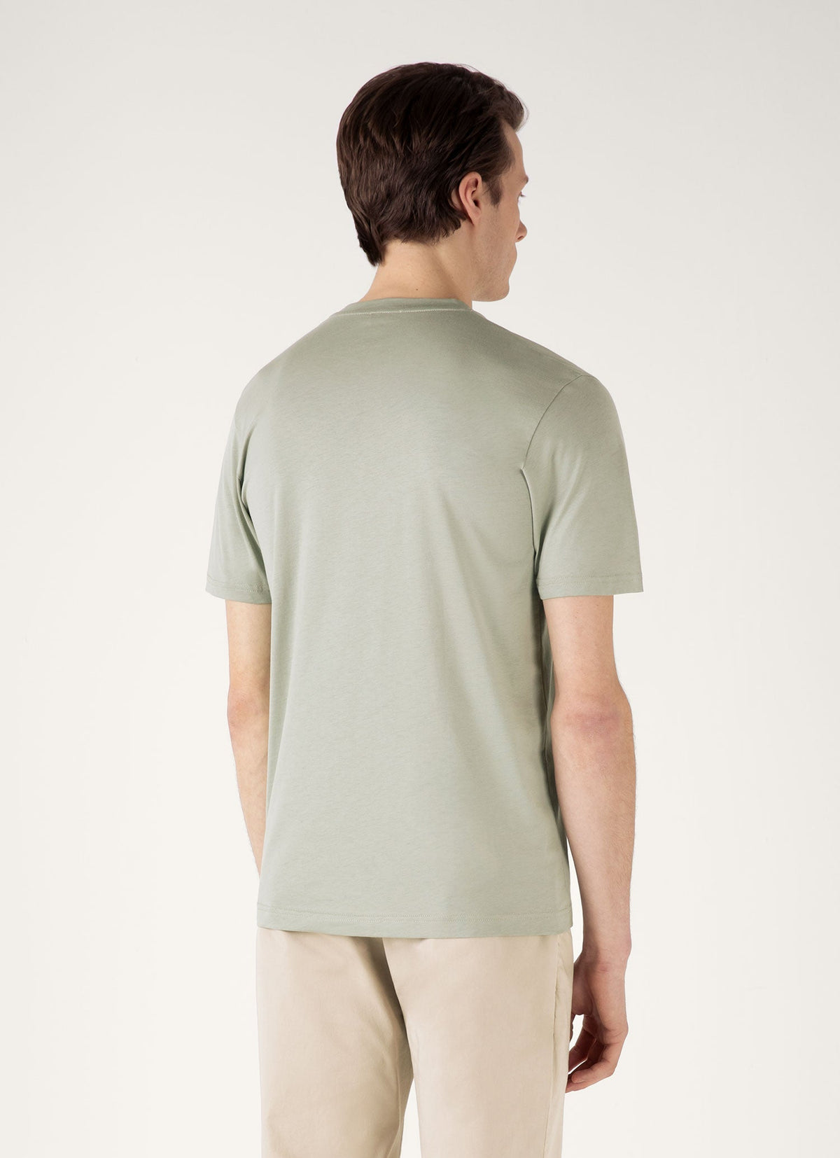 Mens Riviera Midweight Tshirt In Pastel Green Mtsh0007S Gnii